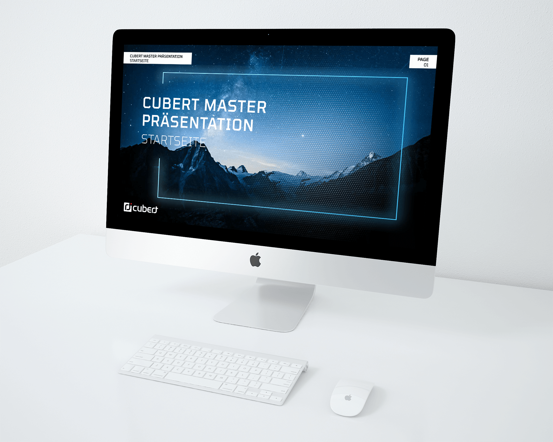 Cubert Google Slides Titel Template