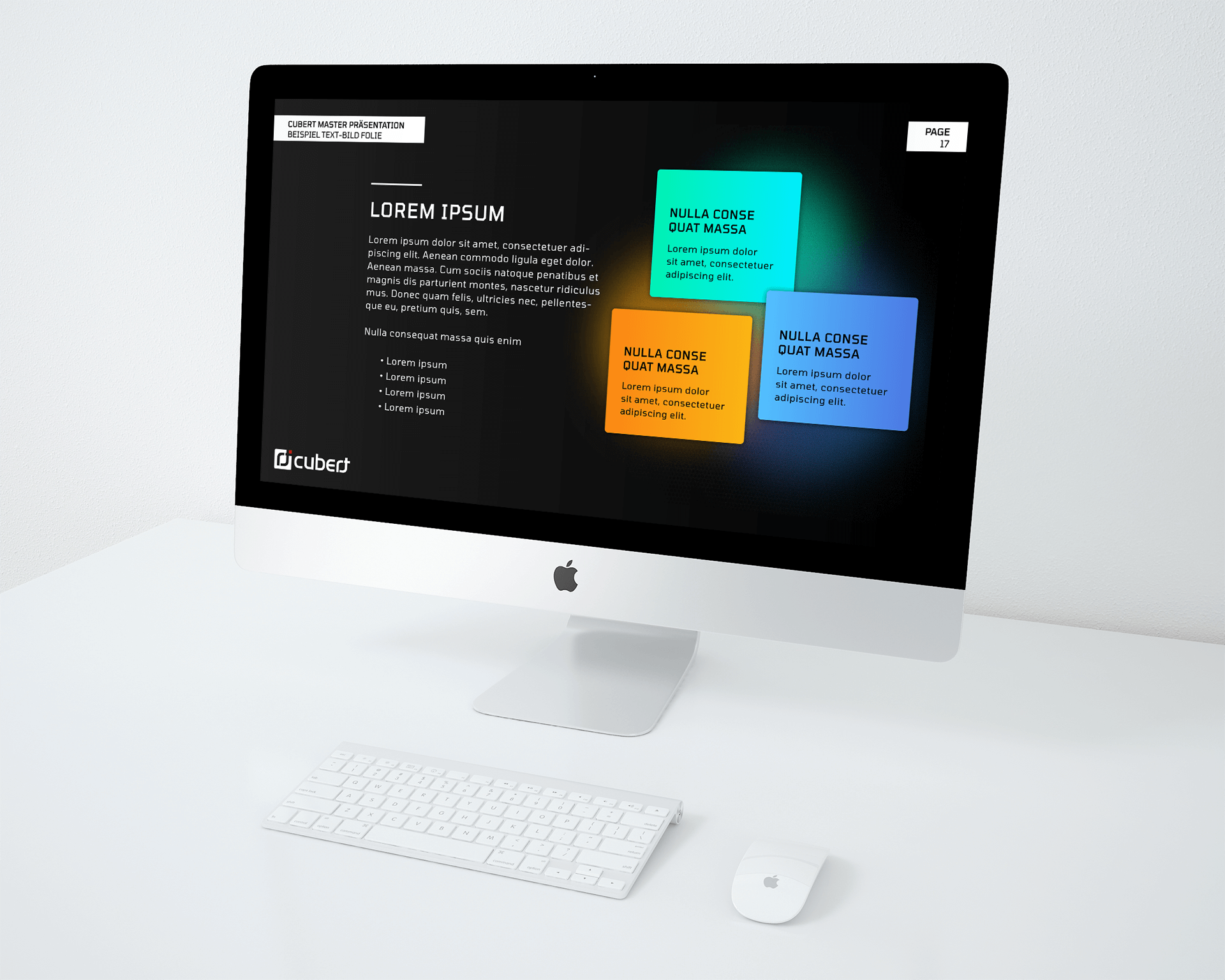 Cubert Google Slides Template